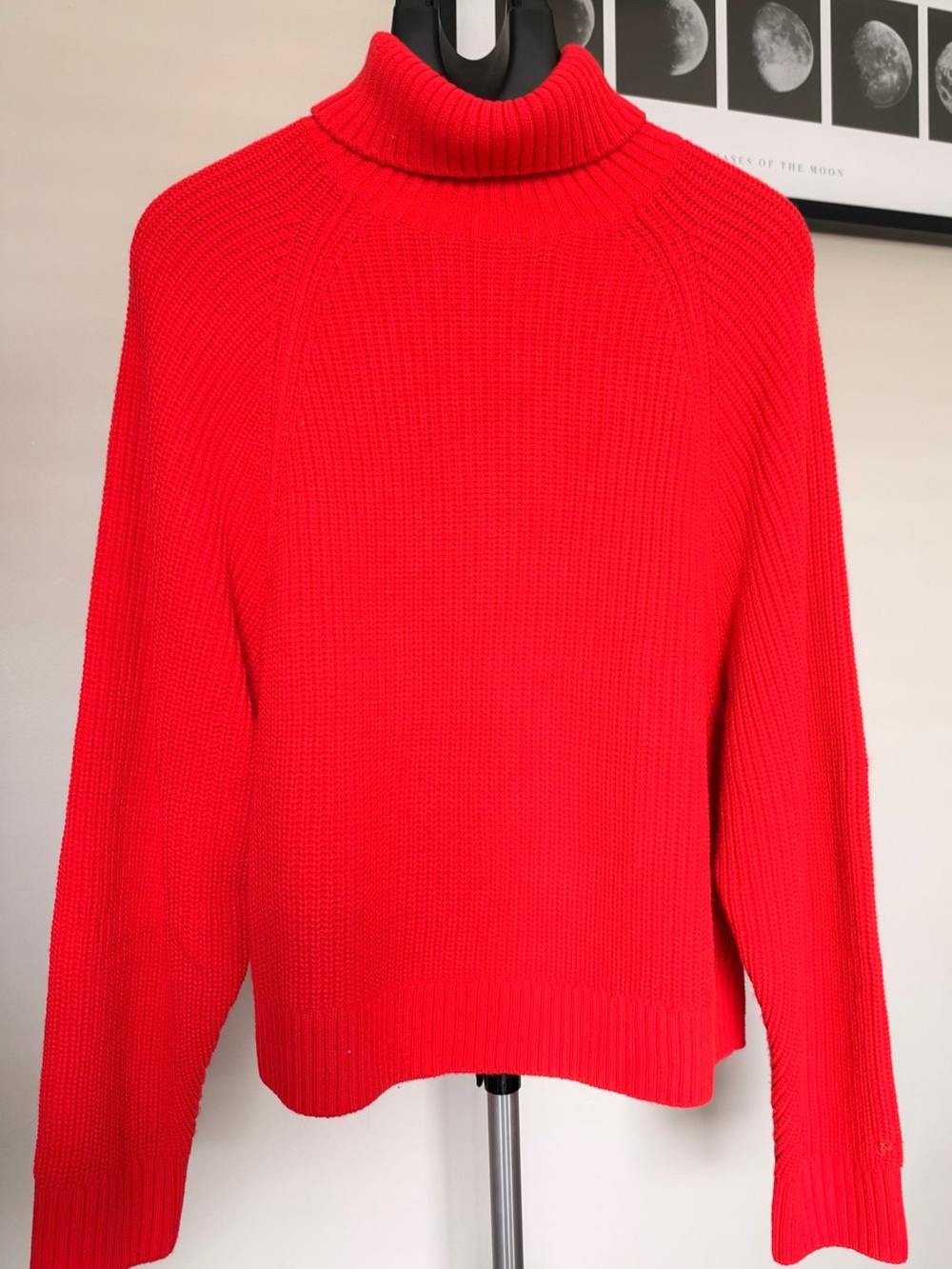 PINK by VS Secret Red Turtleneck Knit Sweater - WomenXL